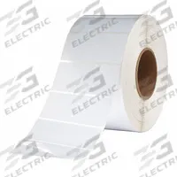 APPROVED VENDOR Printer Label: 3 in Label Wd, 1 in Label Ht, White, 3 in Core Dia., 8 PK (MPN 35YP23). Key specifications — Brand: APPROVED VENDOR; Label Color: White.