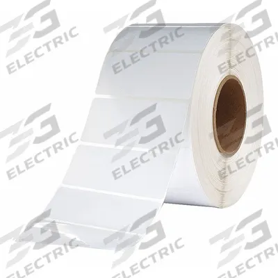 APPROVED VENDOR Printer Label: 3 in Label Wd, 1 in Label Ht, White, 3 in Core Dia. - Industrial Thermal Transfer Labels