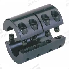 RULAND MANUFACTURING Rigid Shaft Coupling: 1 7/16 in Bore Dia 1, 1 in Bore Dia 2, Round, Two-Piece (MPN SPX-23-16-F). Key specifications — attr870032: Round; attr870041: Yes; attr870034: RULAND MANUFACTURING; attr870070: Inch; attr925532: Different Bore Dimensions.