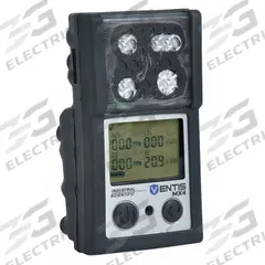 INDUSTRIAL SCIENTIFIC Multi-Gas Detector: IP66/IP67, INDUSTRIAL SCIENTIFIC Ventis MX4, Lithium Ion (MPN VTS-K5232100101). Key specifications — Gas Detected: Carbon Monoxide; Housing Color: Black; Battery Chemistry: Lithium Ion.