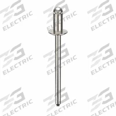 APPROVED VENDOR Blind Rivet,1 3/5" L,0.156" dia,PK500: Inch, 1 19/32 in Overall Lg, 19/64 in Body Lg - Domed-Head Blind Rivets