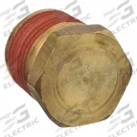 PARKER Plug: Hex Drive Cored Plug, 1/8 in, NPT Threaded, 1,000 psi, 9/16 in Lg, C36000 Brass (MPN VS218P-2). Key specifications — Maximum Operating Pressure: 1,000 psi.