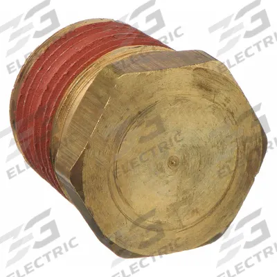 PARKER Plug: Hex Drive Cored Plug, 1/8 in, NPT Threaded, 1,000 psi, 9/16 in Lg - Threaded High-Pressure Pipe Fittings with Sealant