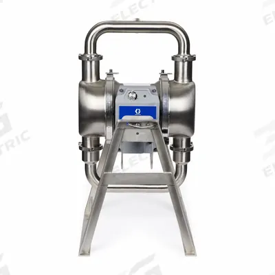 GRACO Electric Diaphragm Pump: Stainless Steel Body, Three Phase, 200-240V AC - FDA-Compliant EODD Pumps