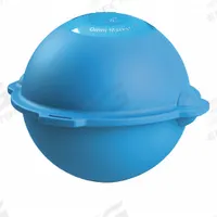 TEMPO COMMUNICATIONS Marker Ball: 145.7 kHz Freq Transmitted, Ball, Blue/Red (MPN OM-08). Key specifications — Color: Blue/Red; Brand: TEMPO COMMUNICATIONS; Housing Material: Polyethylene; Shape: Ball.
