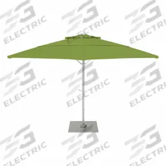 CALIFORNIA UMBRELLA Outdoor Umbrella: Pistachio, Aluminum/Steel, Hand Crank, 125 3/16 in Overall Dia (MPN SOLA118001-6085). Key specifications — Brand: CALIFORNIA UMBRELLA; Canopy Color: Pistachio; Includes Base: Yes; Includes Lights: No; Opening Mechanism: Hand Crank; Pole Material: Aluminum.