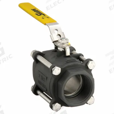 SHARPE Manual Two-Way Ball Valve: 2 in, Carbon Steel, Straight, FNPT x FNPT - Carbon Steel Ball Valves