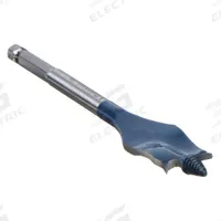 BOSCH Spade Drill Bit: 1 1/2 in Drill Bit Size, 6 in Overall Lg, Bright (Uncoated), High Speed Steel (MPN DSB1021). Key specifications — attr277223: BOSCH; attr255674: Bright (Uncoated); attr255683: High Speed Steel.