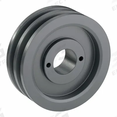APPROVED VENDOR V-Belt Pulley: 2AK54, 2 Groove, 5.25 in OD, Bushed Bore - Bushed-Bore Cast-Iron V-Belt Pulleys