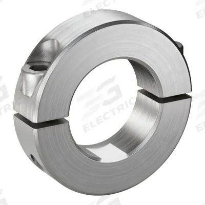 RULAND MANUFACTURING Shaft Collar: 2-Piece, Inch, Round, Clamp-On, 1 1/16 in Bore Dia - Stainless Steel Shaft Collars
