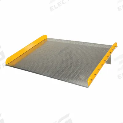 VESTIL Alum Dockboard Stl Curb: 20,000 lb Load Capacity, 72 in Overall Lg - Dock Boards