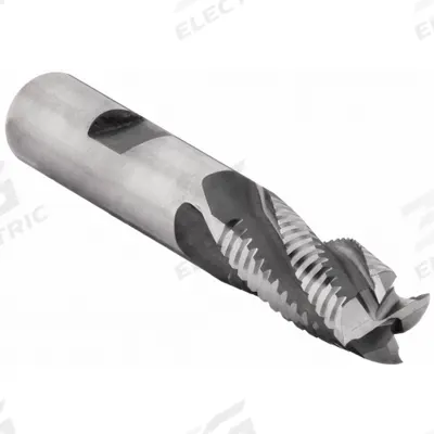 OSG Roughing End Mill: Cobalt, 4 Flute, 1/2" Mill Dia, 1/2" LOC, 2-1/2" OAL (MPN 4700000) - General Purpose Cobalt Roughing End Mills
