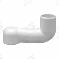 ZURN Offset Pipe Protector: PVC, White, 2 1/4 in Nominal Pipe Size, 7 1/2 in Nominal Wall, Sink (MPN Z8945-NT). Key specifications — For Use With: Sink.