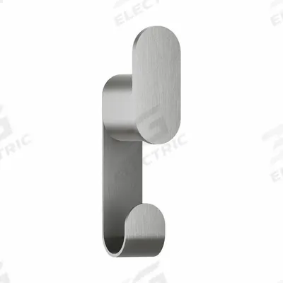 BRADLEY Robe Hook: 5 3/8 in x 1 1/4 in x 1 3/4 in, Stainless Steel, Satin - Bathroom Hooks