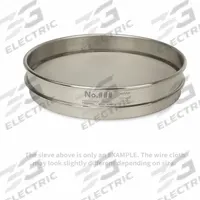 ADVANTECH Standard Stainless Steel Cloth Test Sieve: Stainless Steel, 8 in Outside Dia, 1 5/8 in Ht (MPN .530"SS8H). Key specifications — Screen Material: Stainless Steel; Brand: ADVANTECH; Frame Material: Stainless Steel; Standards: ASTM E11; US Standard Screen Size: 0.530 in.