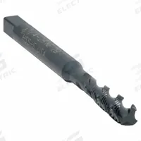 CLEVELAND Spiral Flute Tap: 1/4"-28 UNF, 2B, 3 Flute, Semi-Bottoming Chamfer, Black Oxide Cobalt (MPN C98115)
