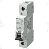 SIEMENS IEC Miniature Circuit Breaker: 3 A Amps, 60V DC, 14kA at 240V AC, Screw Clamp, 5SJ4, 240V AC (MPN 5SJ41038HG40). Key specifications — Brand: SIEMENS; DC Voltage Rating: 60V DC; Max. AIR Rating: 14kA at 240V AC; Terminal Connection: Screw Clamp; AC Voltage Rating: 240V AC.
