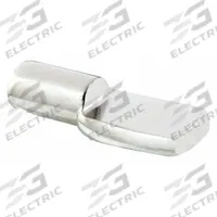 Shelf Support: 1/4 in Wd, 11/16 in Lg, 13/64 in Ht, 25 lb Capacity, Steel, Gray, 8 PK (MPN U 10166). Key specifications — Brand: PRIME-LINE; Color: Gray; Finish: Nickel-Plated; Material: Steel.
