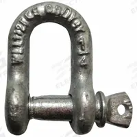 APPROVED VENDOR Anchor Shackle: Chain Shackle, 1,000 lb Working Load Limit, 13/32 in Wd Between Eyes (MPN 55AX98). Key specifications — Body Color: Silver; Brand: APPROVED VENDOR.