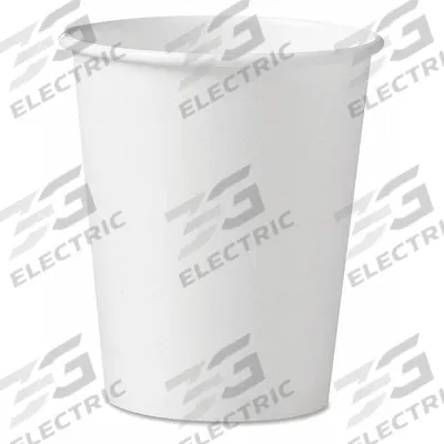 ABILITY ONE Disposable Cold Cup: 9 oz Capacity, White, Paper, Unwrapped, Patternless - Paper Cold Cups