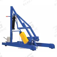 VESTIL Drum Carrier: Casters, 800 lb Wt Capacity, Metal, 97.56 in Vertical Lift, Hydraulic, Vertical (MPN HDC-305-96). Key specifications — For Drum Capacity: 55 gal; Drum Orientation: Vertical; Brand: VESTIL; Portability: Casters; Housing Material: Steel; For Drum Material: Metal; Drum Securing Mechanism: Chain; Power Source: Hydraulic.