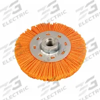 DICO Abrasive Wheel Brush: Nylon, 4 1/2" Dia x 1/2" Wd, 5/8"-11 Arbor, 0.04 in Fill, 120 Grit (MPN 7200076). Key specifications — Brand: DICO.