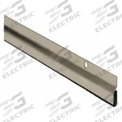 NATIONAL GUARD Door Weatherstripping: Brush Insert, 7 ft Lg, 1 1/8 in Wd, 1 5/16 in Ht (MPN 127NSS-7). Key specifications — Insert Material: Neoprene; Flange Material: Stainless Steel; Brand: NATIONAL GUARD.