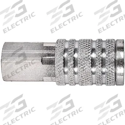 APPROVED VENDOR Quick Connect Hose Coupling: 1/4 in Body Size, 1/4 in Hose Fitting Size - Industrial Interchange Steel Quick-Connect Air Coupling Bodies