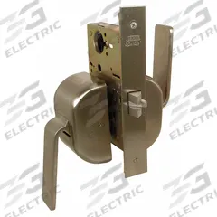 LIFE SAVER Door Lockset: Passage Paddle Locksets, Stainless Steel, ADA Compliant (MPN 5PDN/32D)