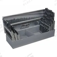 CHICAGO-LATROBE Jobber Length Drill Bit Set: 118 Pc, 1 mm to 13 mm by 0.1 mm, 118° Point (MPN 57727). Key specifications — attr1236168: Metal Index.