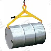 DAYTON Drum Lifter: 2 Grip Points, For 55 gal Drum Capacity, Metal, 1,100 lb Wt Capacity, Rim (MPN 30YP25). Key specifications — Color: Yellow; For Drum Material: Metal; Grip Location: Rim; Material: Steel; Brand: DAYTON.