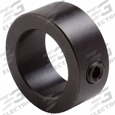 CLIMAX METAL PRODUCTS Shaft Collar: 1-Piece, Set Screw, 1 3/8 in Bore Dia - Steel Shaft Collars
