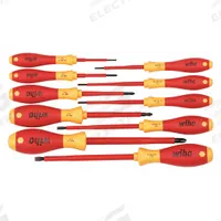 WIHA Insulated Screwdriver Set: 1-10 Pieces, 10 Pieces, Phillips/Slotted Tip, Ergonomic Grip (MPN 32093). Key specifications — attr1205274: WIHA; attr1205269: 2.5 mm.