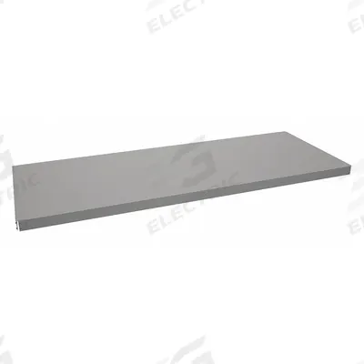 TENNSCO Shelf: 96 in x 36 in, 2,600 lb Load Capacity, Steel, 16 ga Decking, Gray - Solid Steel Decking Shelf Kits for Boltless Shelving