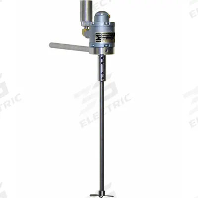 ARROW MIXING PRODUCTS Laboratory Mixer: Top, Clamp/Stand, 1/4 in Male NPT Inlet, NPT, 4 Blades - Air-Powered Propeller Mixers