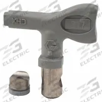 GRACO Airless Spray Gun Tip: Tips for Airless Spray Guns, Airless Spray Gun Tip, 0.017 in Tip Size (MPN XHD317). Key specifications — Product Type: Airless Spray Gun Tip; Compatible with Manufacturer Model Number: XHD001; Brand: GRACO; Color: Gray; Compatible with Series: XTR; Product Grouping: Tips for Airless Spray Guns.