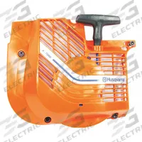 HUSQVARNA Starter Assembly: 11 in Lg, 4 in Wd, 10 in Ht, Mfr. No. 967290801 (MPN 574507315). Key specifications — attr313651: Mfr. No. 967290801; attr325107: HUSQVARNA.