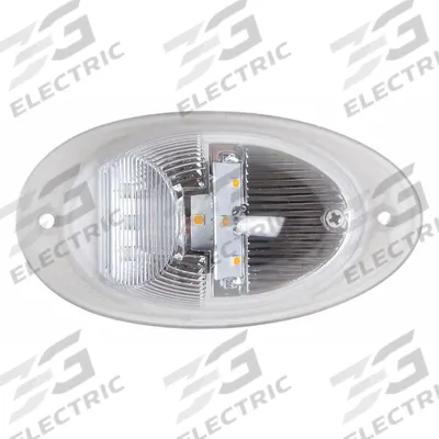 MAXXIMA Side Turn/Side Marker: Marker Light, LED, Oval, Surface Mount, Amber, Hole - Marker Lights