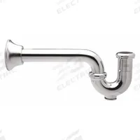 ZURN Trap: Cast Brass, Chrome-Plated, Silver, 1 1/4 in Nominal Pipe Size, 11 in Overall Lg (MPN Z8700-8BD-PC). Key specifications — Finish: Chrome-Plated; Includes: Brass Swivel Nuts; Includes Cleanout: Yes; Brand: ZURN; Material: Cast Brass.