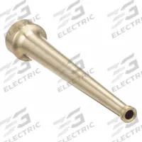 MOON AMERICAN Fire Hose Nozzle: Solid Bore, Constant Pressure (Auto), Solid Stream, 572-2011. Key specifications — Grip Type: No Grip; Product Type: Plain Hose Nozzle; Thread Type: NPSH; Base Type: Rigid; Body Material: Brass; Activates By: Constant On; Nozzle Option: Constant Pressure (Automatic); Brand: MOON AMERICAN.