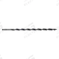 BOSCH Hybrid Drill Bit: 11/16 in Drill Bit Size, 17 1/2 in Overall Lg, Hex Shank, Carbon Steel (MPN NKLT11). Key specifications — attr255259: Hybrid Ship and Spur Auger; attr255260: Carbon Steel; attr255261: PTFE; attr277197: BOSCH.