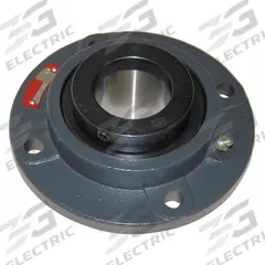 SEALMASTER 4 Bolt Flange Bearing: Tapered Roller, 1 5/8 in Bore, Cast Iron, Set Screws, 6 1/8 in Lg (MPN RFP 110). Key specifications — Bore Type: Cylindrical; Brand: SEALMASTER; Lubricant Material: NLGI #2 Equivalent; Mounting Bolt Size: 7/16 in; System of Measurement: Inch.