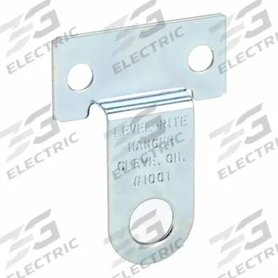 APPROVED VENDOR Mounting Hanger: 1 in Overall Lg, 1 5/16 in Overall Wd, 2 Holes - Hangers