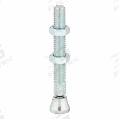 DE-STA-CO Swivel Foot Spindle: All-Steel, 3/8"-16, 3 3/8 in Lg, 3 3/8 in Thread Lg - Steel Swivel-Foot Spindle Assemblies