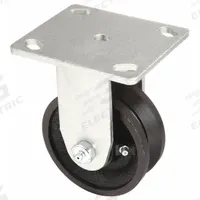 APPROVED VENDOR Plate Caster: Rigid, Iron, 4 in Wheel Dia, 1 1/2 in Wheel Wd, 5 5/8 in Mounting Ht (MPN 1NWB3). Key specifications — attr1100373: APPROVED VENDOR.