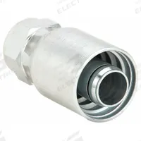AEROQUIP Hydraulic Crimp Fitting: Steel x Steel, Straight, -12 For Hose Dash Size, JIC x Crimp (MPN 4SA12FJ12). Key specifications — Fitting Gender: Female x Genderless; Fitting Connection Type: JIC x Crimp; Thread Size: 1-1/16"-12; For Hose Dash Size: -12; Brand: AEROQUIP.