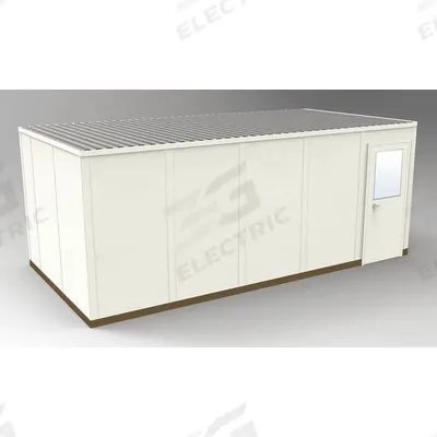PORTA-FAB Modular In-Plant Office: 20 ft x 10 ft x 8 ft, 4 Walls, Steel-Covered Drywall - 4-Wall Unassembled In-Plant Offices