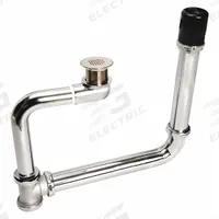 ODD BALL INDUSTRIES Drain Assembly: Brass, Chrome, 2 5/8 in Overall Ht, 2 1/4 in Overall Dia, Slip (MPN SP-11-GDK). Key specifications — Product Type: Drain Assembly; Brand: ODD BALL INDUSTRIES; Finish: Chrome; Material: Brass; Includes Overflow: No; Includes: 1-1/2 in Waste Bend.