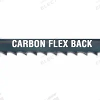 MORSE Band Saw Blade: Carbon Steel, 8 ft 5 in, Flex Back, Aluminum/Plastic/Plywood/Soft Metal/Wood (MPN ZHEFR14-8'5"). Key specifications — attr1097799: 14; attr1097806: Carbon Steel; attr1211724: 8 ft 5 in.