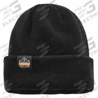 N-FERNO BY ERGODYNE Hat: Beanie Cap, Black, Universal, Hat, Acrylic, Head, Cuffed Beanie (MPN 6811Z). Key specifications — Includes Lining: Yes; Style: Beanie Cap; Lining Material: Thinsulate(TM); Areas Covered: Head; Adjustment Type: Fitted; High Visibility: No; Color: Black; Material: Acrylic.